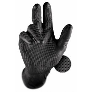 Rękawice nitrylowe GRIPPAZ 246 (50 szt) czarny -